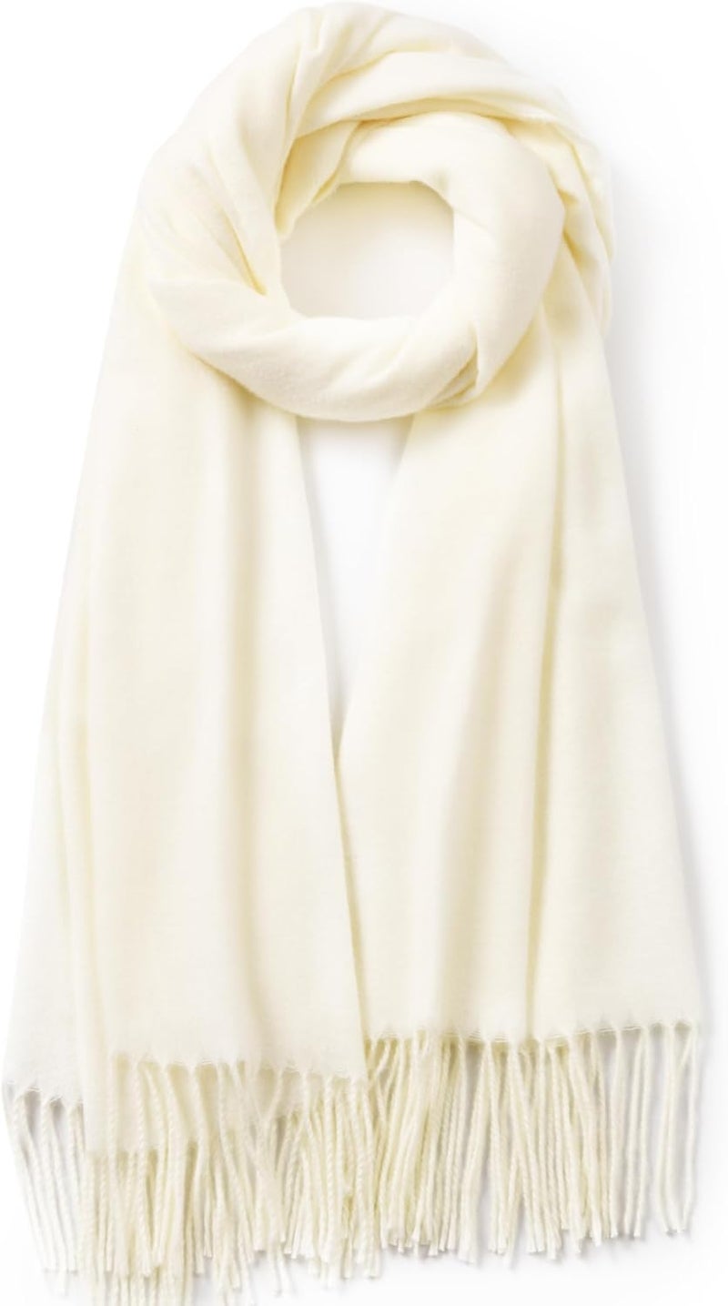 Ymomode Store Scarfs for Women Pashmina Shawls and Wraps for Evening Dress Bridesmaid Wedding Bridal Winter Warm Long Large Scarves - Image 1
